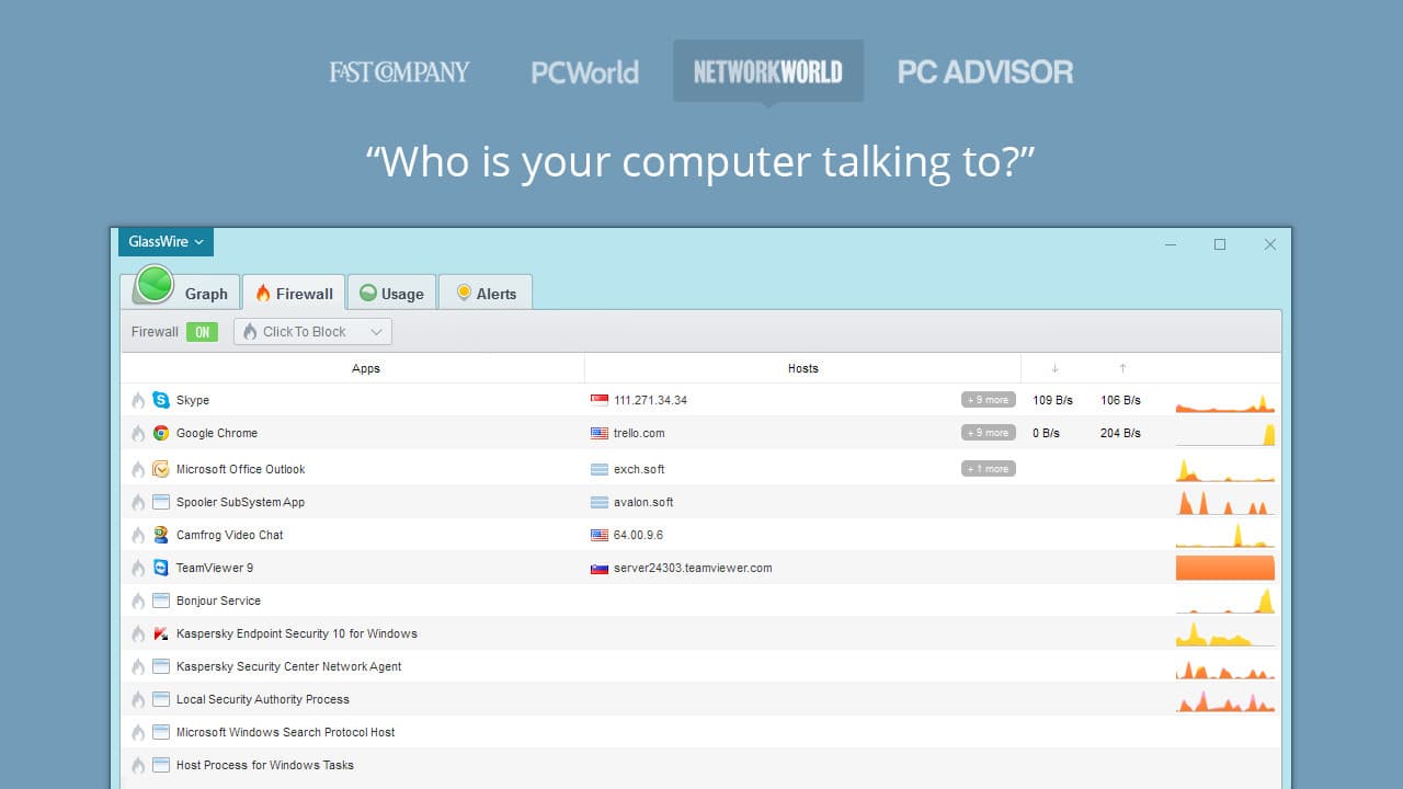 GlassWire screenshot 4