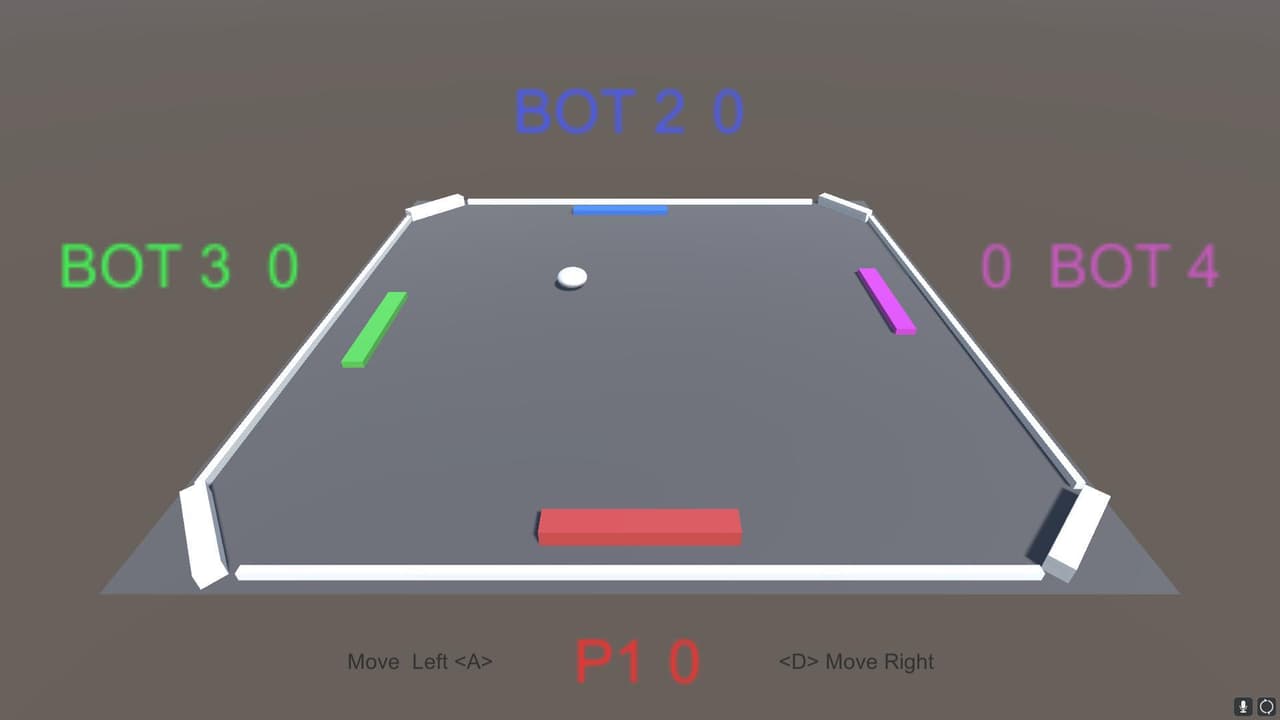 Pong 3D UI Horizontal