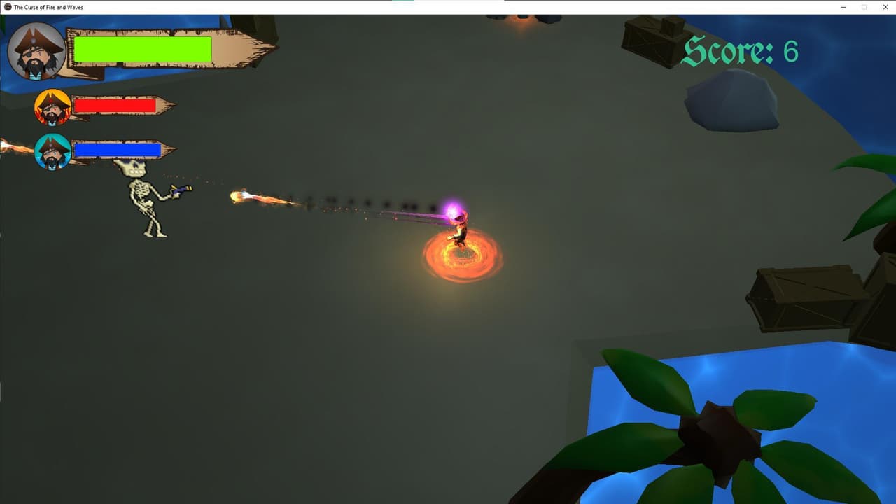 The Curse of Flames and Waves screenshot 2