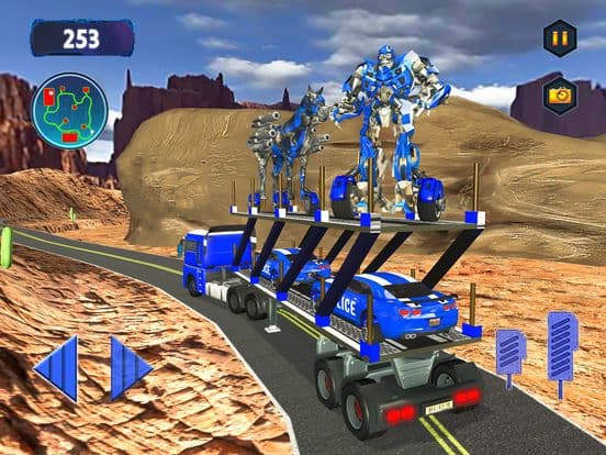 Police Transporter Truck Games screenshot 2