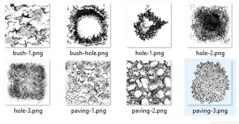 Top Down Sketchy BW Game Assets (256x256) screenshot 2