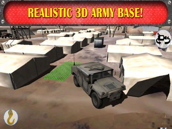 Army Humvee 3D Parking Simulator - Realistic Car Driving Test screenshot 4