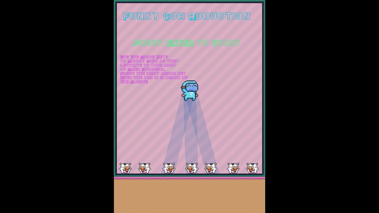 Funky cow Abduction screenshot 2