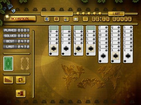 ACC Solitaire [ Scorpion ] HD Free - Classic Card Games for iPad & iPhone screenshot 2