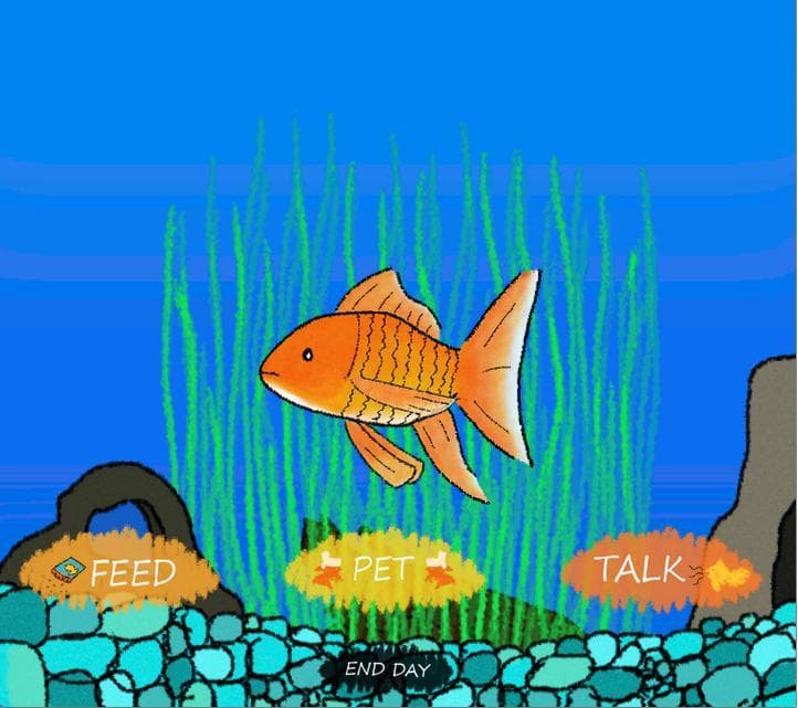 Fishual Novel: Goldfish Dating Sim screenshot 3