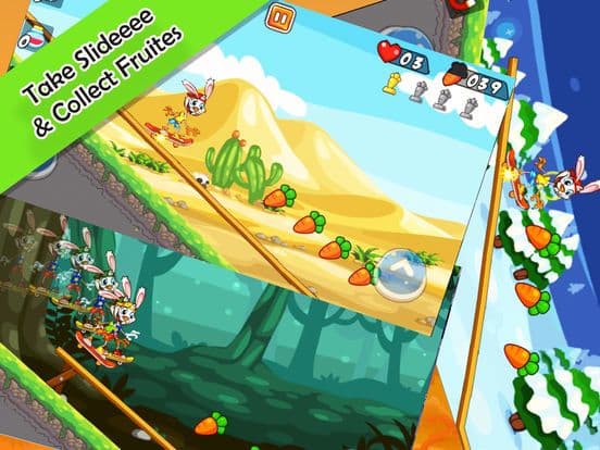 Play Rabbit Skater Dash -True Skating Champ Run!