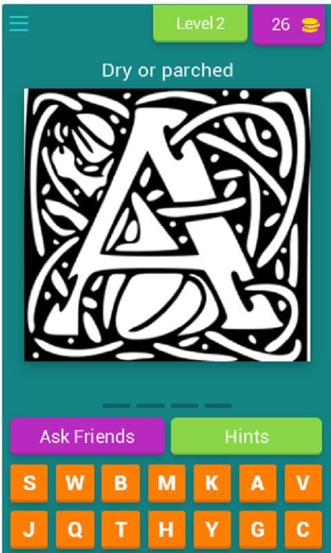 All answers beginning with A - Trivia game screenshot 2