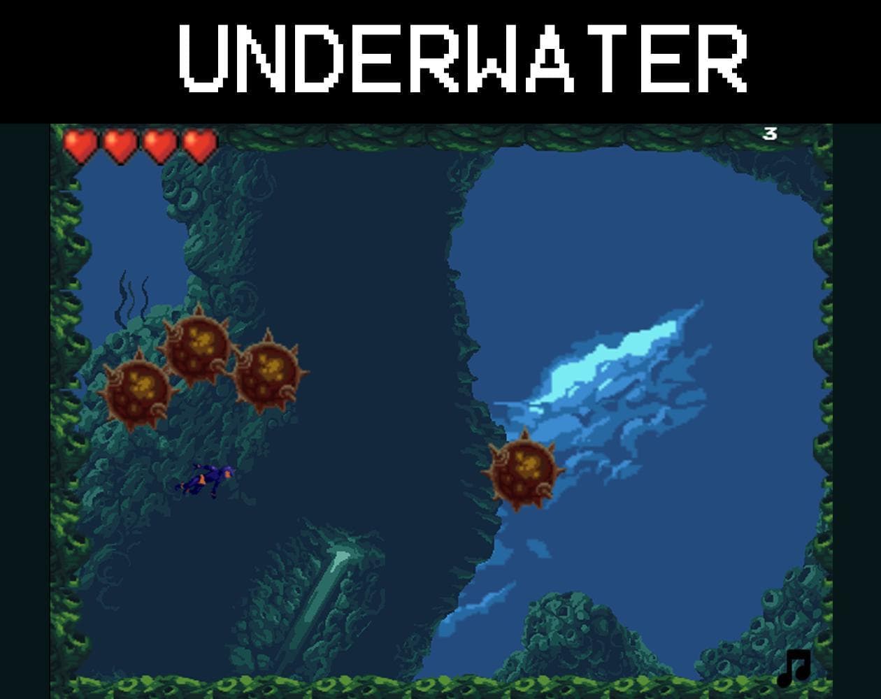 Underwater (itch)