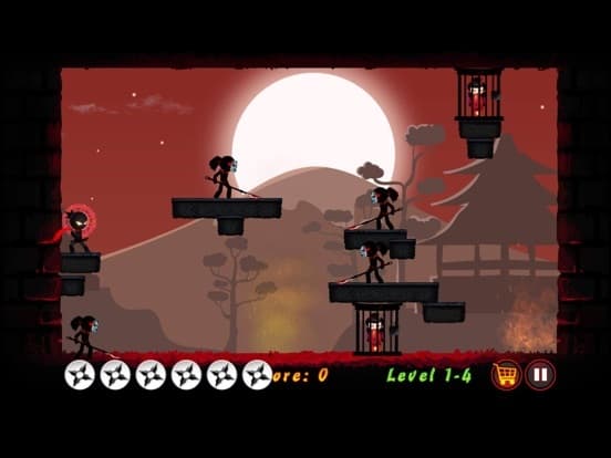 Ninja Spy - Star Bullets screenshot 3