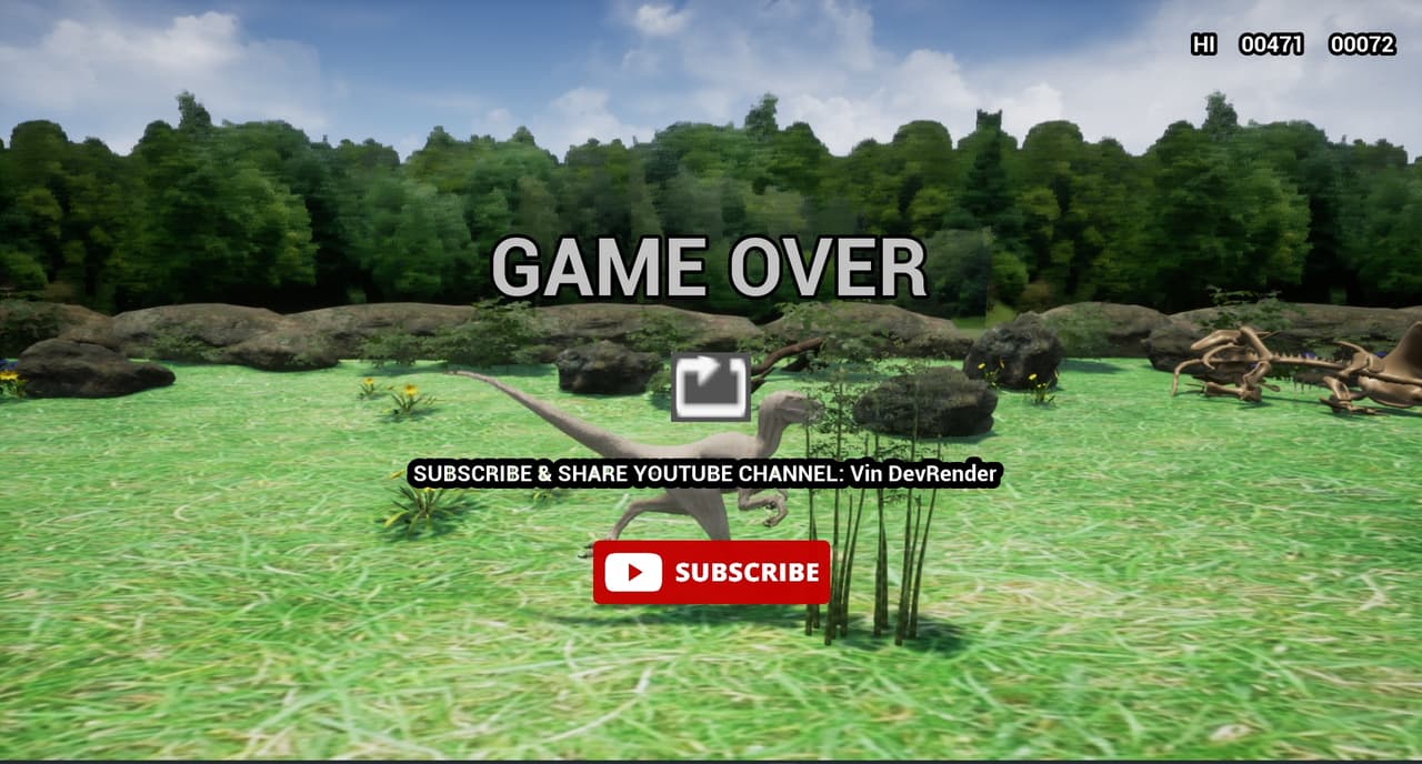 Unreal Dinosaur Runner