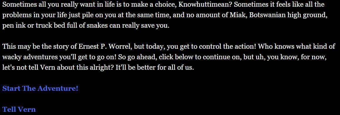 Ernest Chooses His Own Adventure screenshot 3