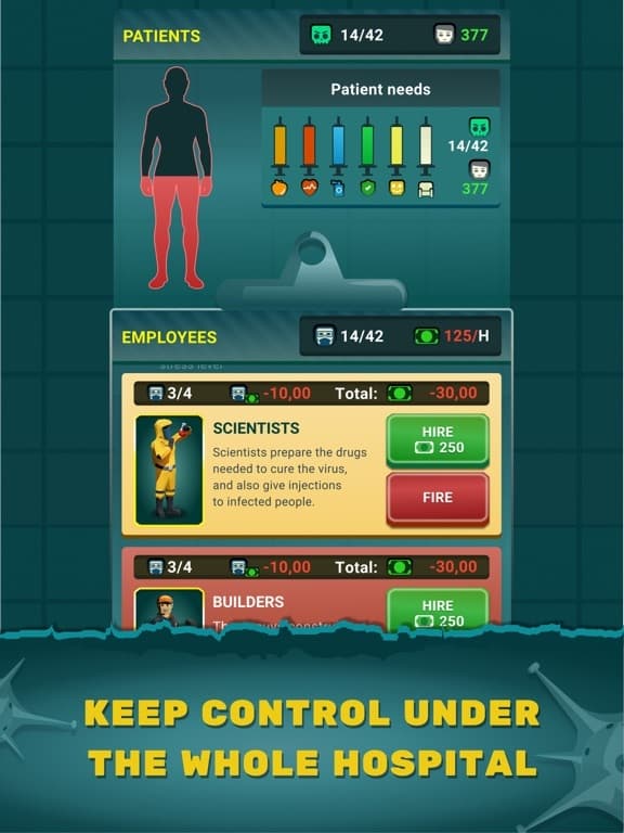 Zombie Hospital Tycoon: Idle screenshot 5