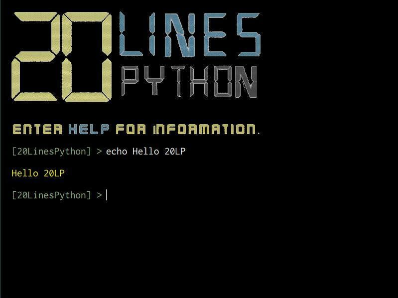 20LinesPython screenshot 2