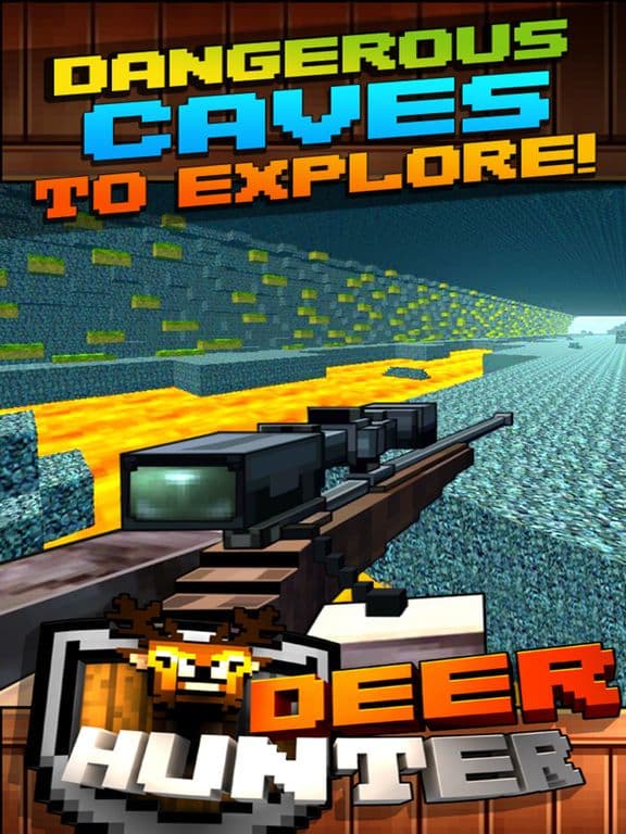 Wild Deer Hunt-ing Survival Pixel World 2016 - Mini Hunter screenshot 4