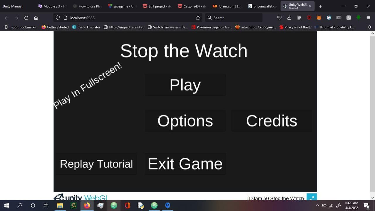 Stop The Watch (Calzone407) screenshot 2
