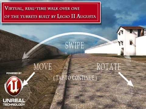 Hadrians Wall. The Roman Empire most imposing frontier - Virtual 3D Tour & Travel Guide of Denton Hall Turret (Lite version) screenshot 2