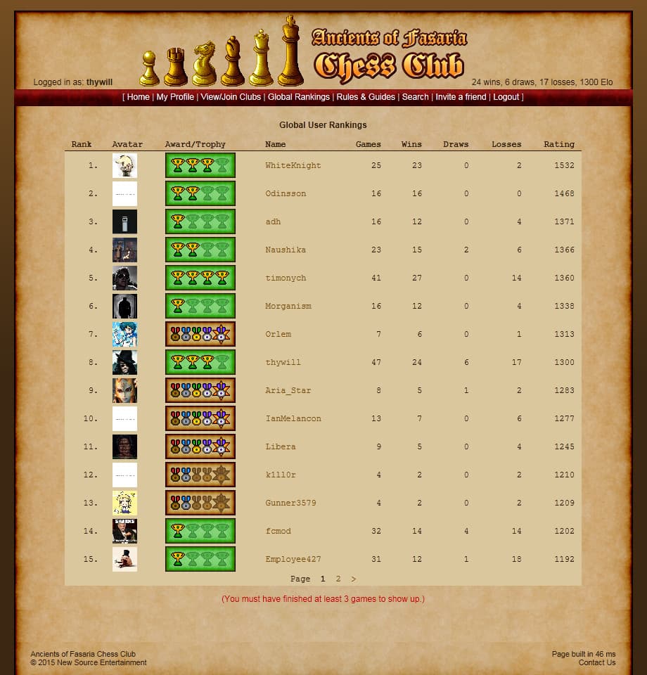 AoF Chess Club 2.0 screenshot 3