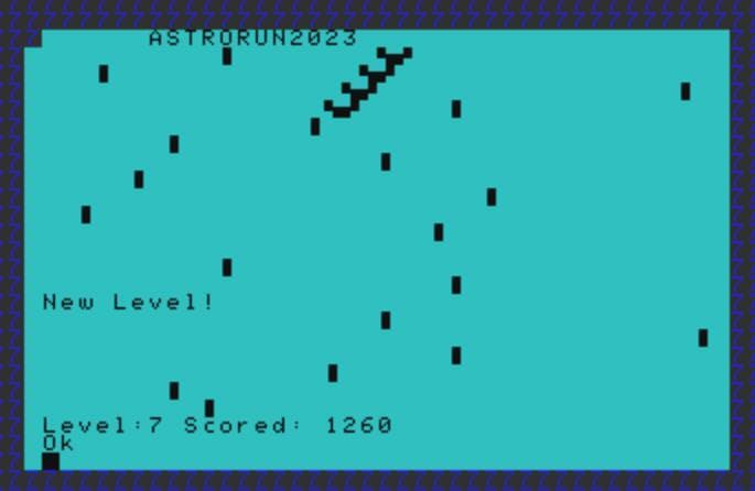 AstroRun - 2023 10Liner Game Contest screenshot 3