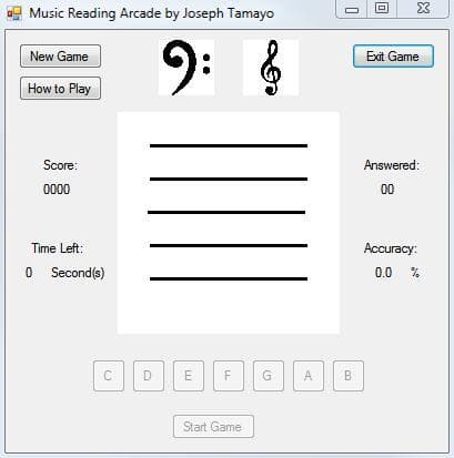 Music Reading Arcade