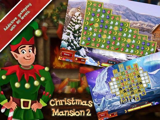 Christmas Mansion 2 - free matching fun! screenshot 2