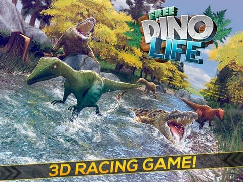 Dino Life . Jurassic Dinosaur Hopper Simulator Games For Free screenshot 2