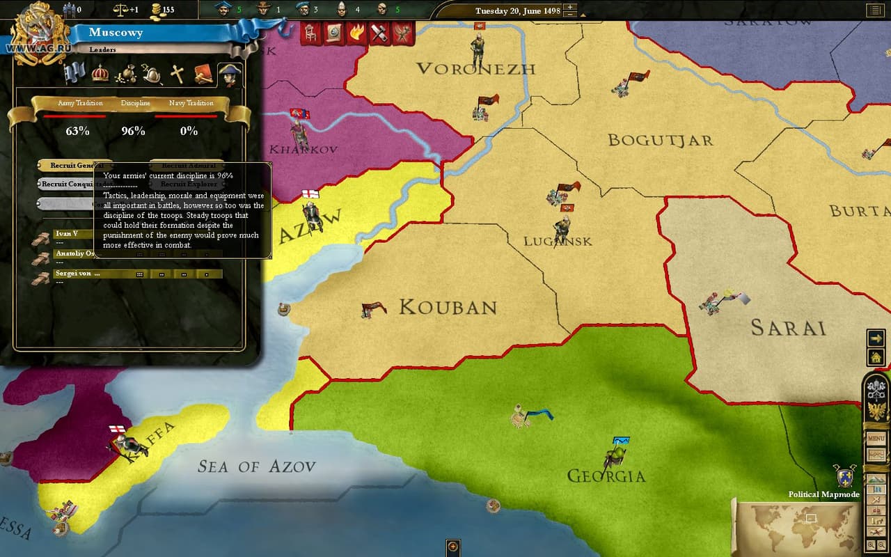 Europa Universalis III: Napoleons Ambition screenshot 4
