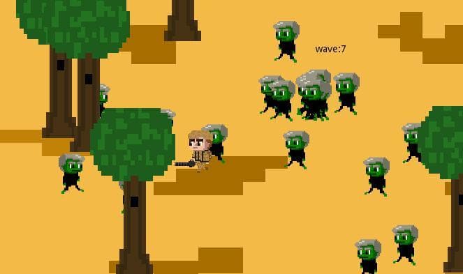 Zombie Apocalypse (itch) (Camas High School Games) screenshot 2