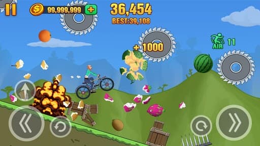 Hill Dismount - Smash the Fruits screenshot 3