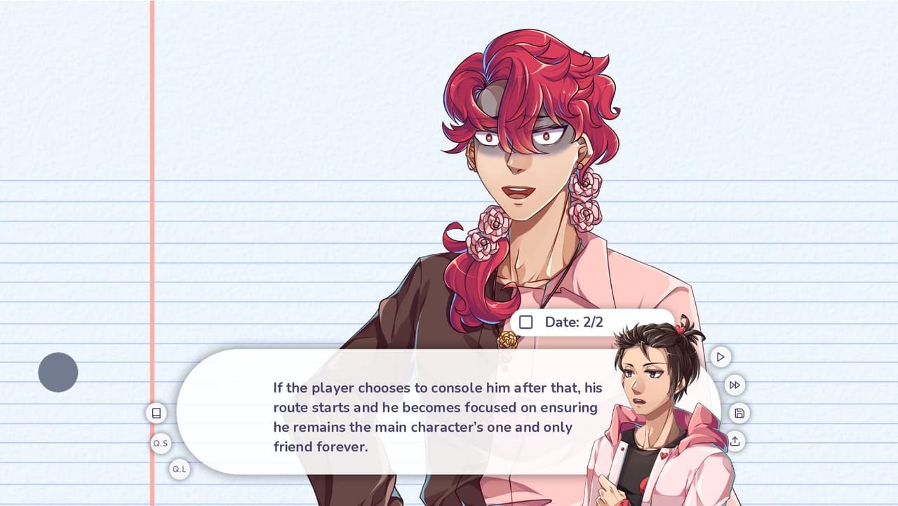 [DEMO] Stuck in a Yandere Visual Novel... HELP!! screenshot 5