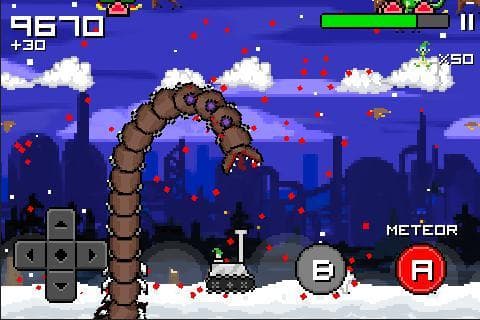 Super Mega Worm Vs. Santa 2 screenshot 3