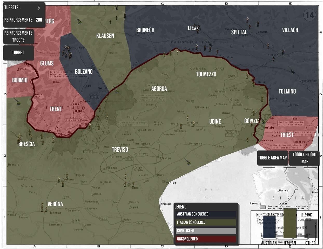 Battles of Isonzo screenshot 3