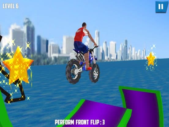 Bike Flip Diving - Stunt Race screenshot 2