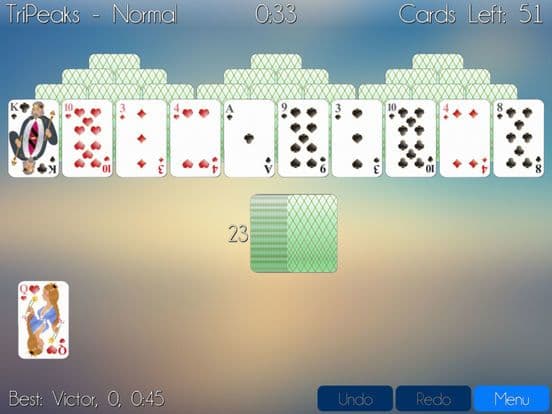 Golf Solitaire Free - with TriPeaks and Pyramid screenshot 3