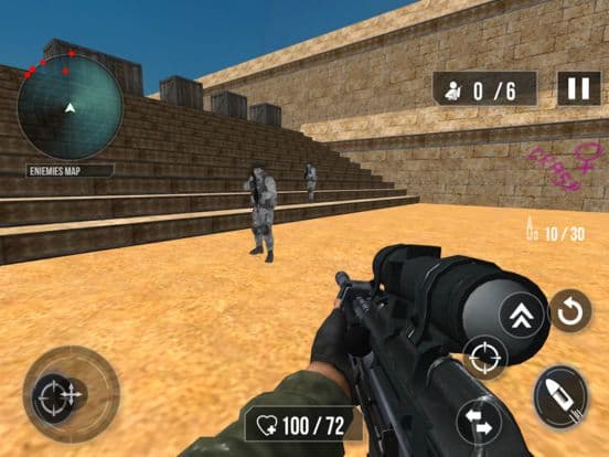 Commando Strike - Sniper 3D Army Assassin screenshot 4