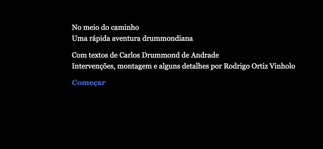 No meio do caminho