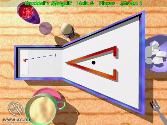 Knuddels Minigolf screenshot 2