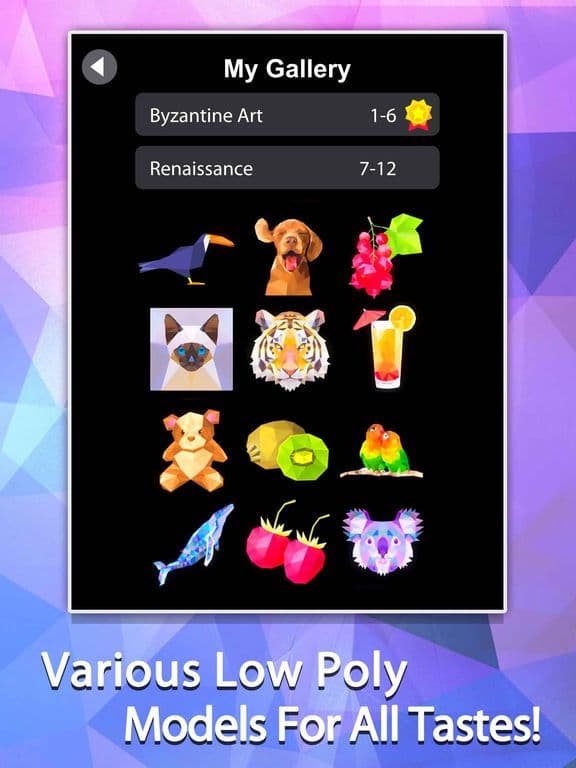 Idle Painter 3D-Low Poly&Tap screenshot 2