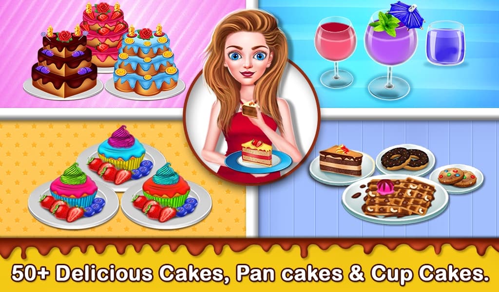 Cake Shop Great Pastries & Waffles cooking Game screenshot 5