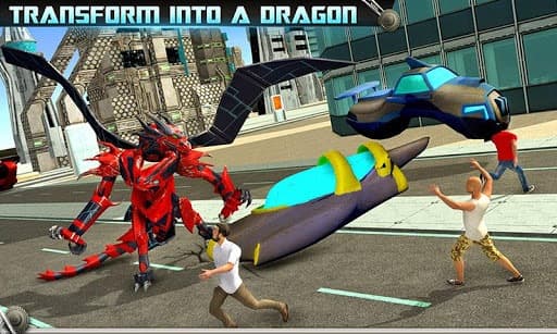 Incredible Dragon Robot 3D screenshot 6