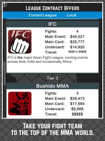 MMA Manager Free screenshot 5