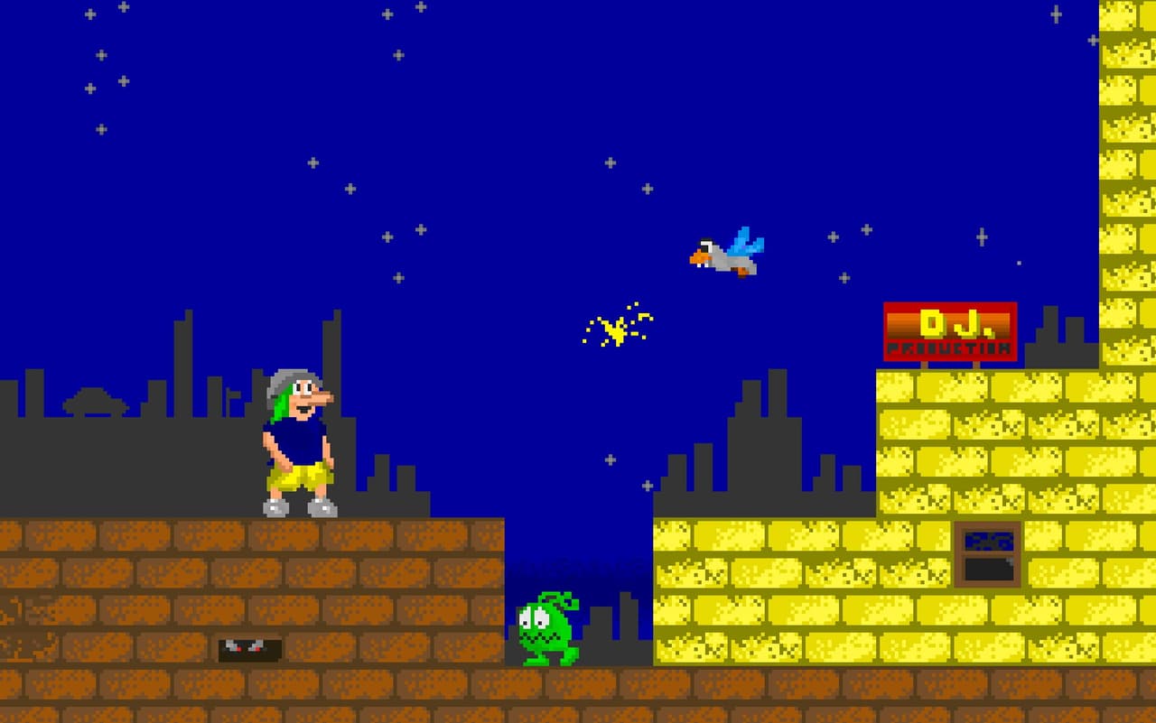 Pixuquinha Vs Glinder (1996 DOS game) screenshot 4