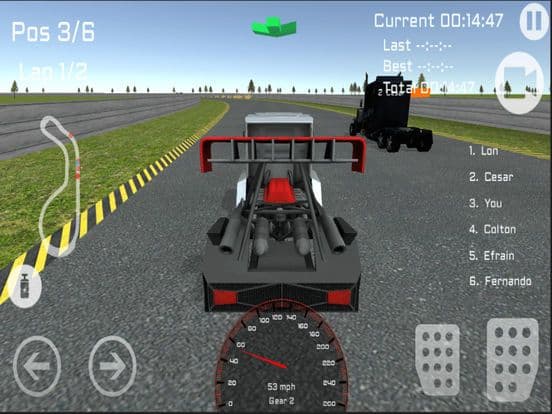 Truck Racer Driver 2016 - Free screenshot 6