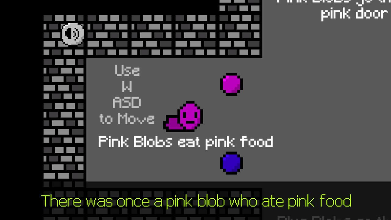 Pink Blobs Eat Pink Food screenshot 3