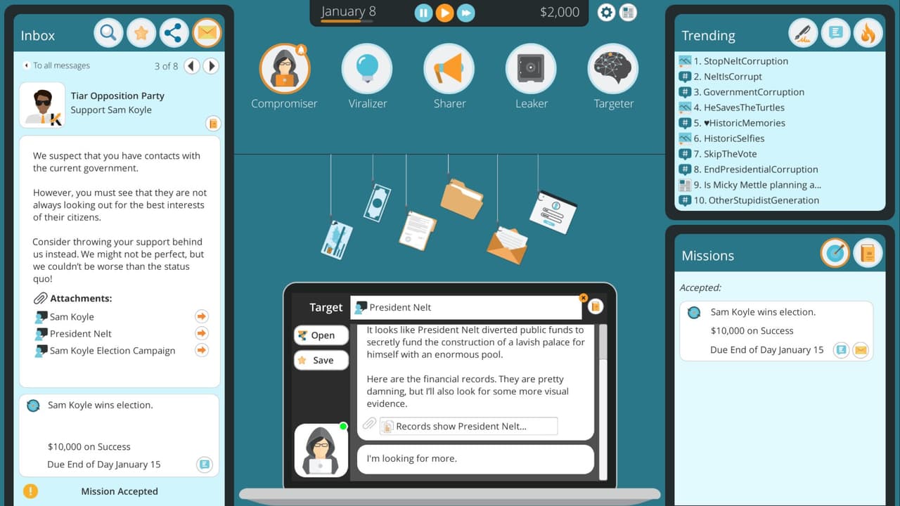 Influence, Inc. screenshot 4