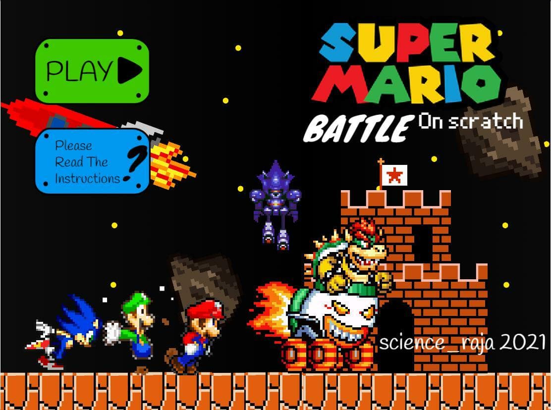 Super Mario Battle On Itch (From Scratch)