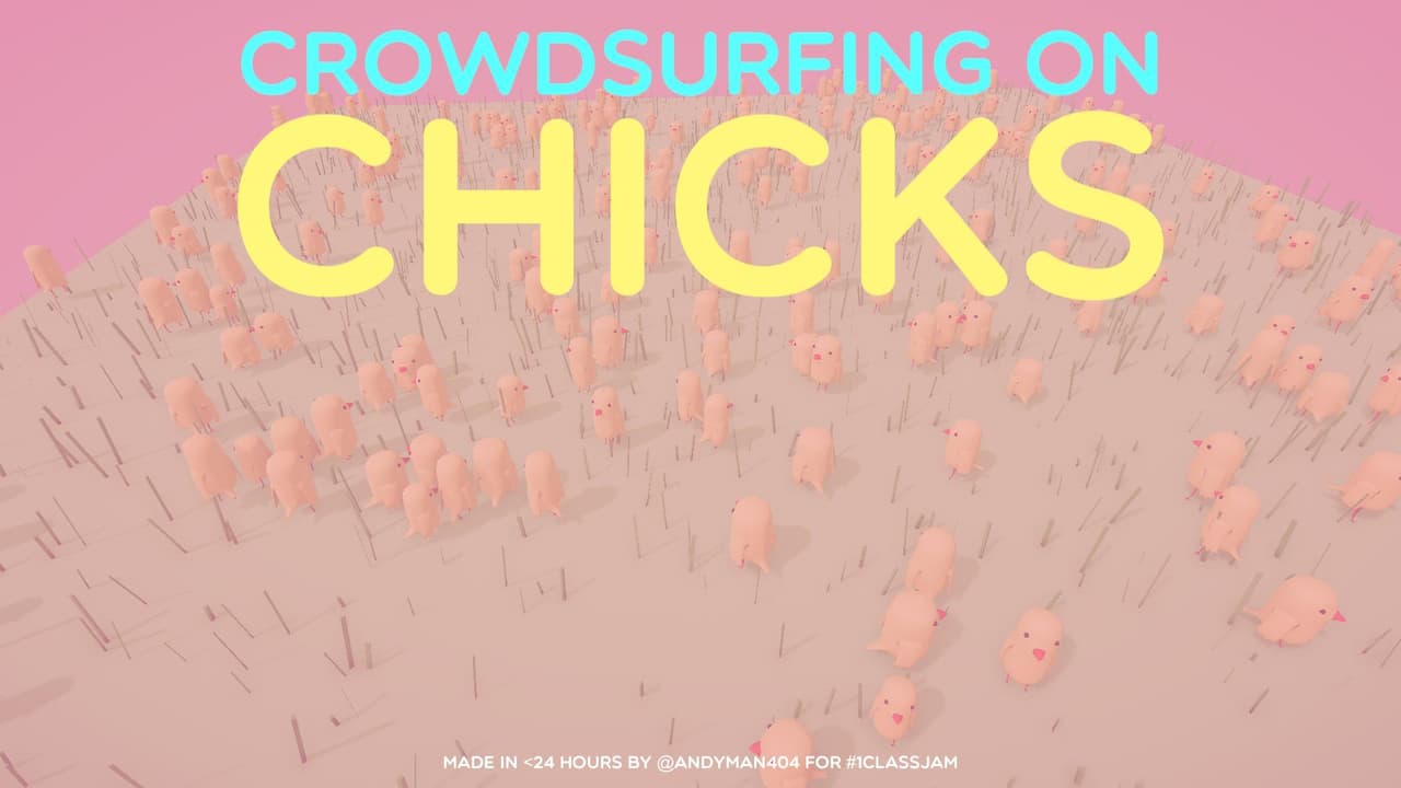 Crowdsurfing On Chicks