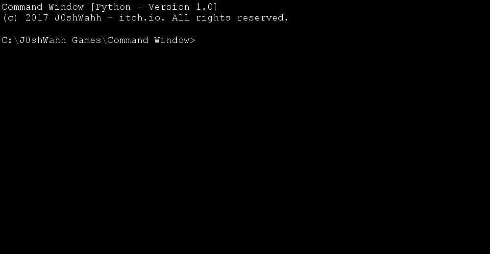 Command Window screenshot 2