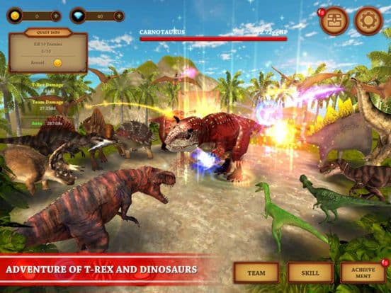 Dinosaur Fighting Game | T-Rex Adventure Simulator screenshot 2