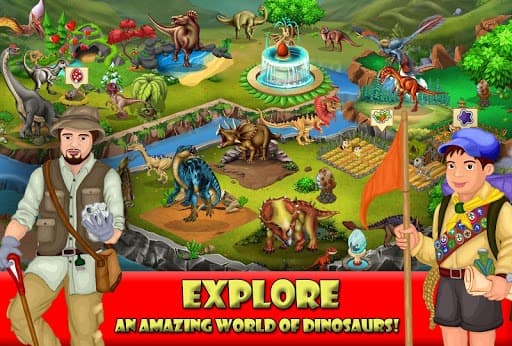 DINO WORLD - Jurassic dinosaur game