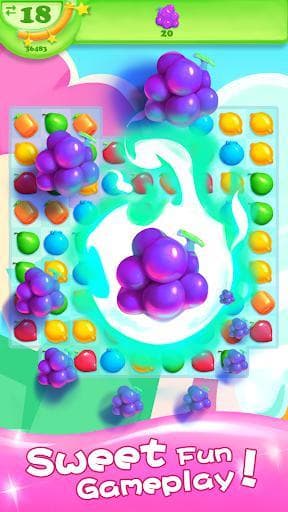 Fruit Candy Smash - Juice Splash Free Match 3 Game screenshot 5